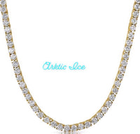 4mm Moissanite Tennis Chain